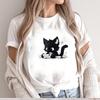 Cute Printed Women's T-shirt, Summer Fashion, Short-sleeve Trendy Daily Wear.