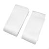 2 Pieces Volleyball Antenna Pocket Sleeves, Antennae Cover, White Portable Sleeve