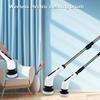 Electric Spin Brush Shower Scrubber with Long Handle IPX7 Waterproof Detachable Rechargeable Cordless Tile