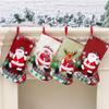4pcs Fashion Christmas Stockings Gift Bag Christmas Tree Decoration Supplies