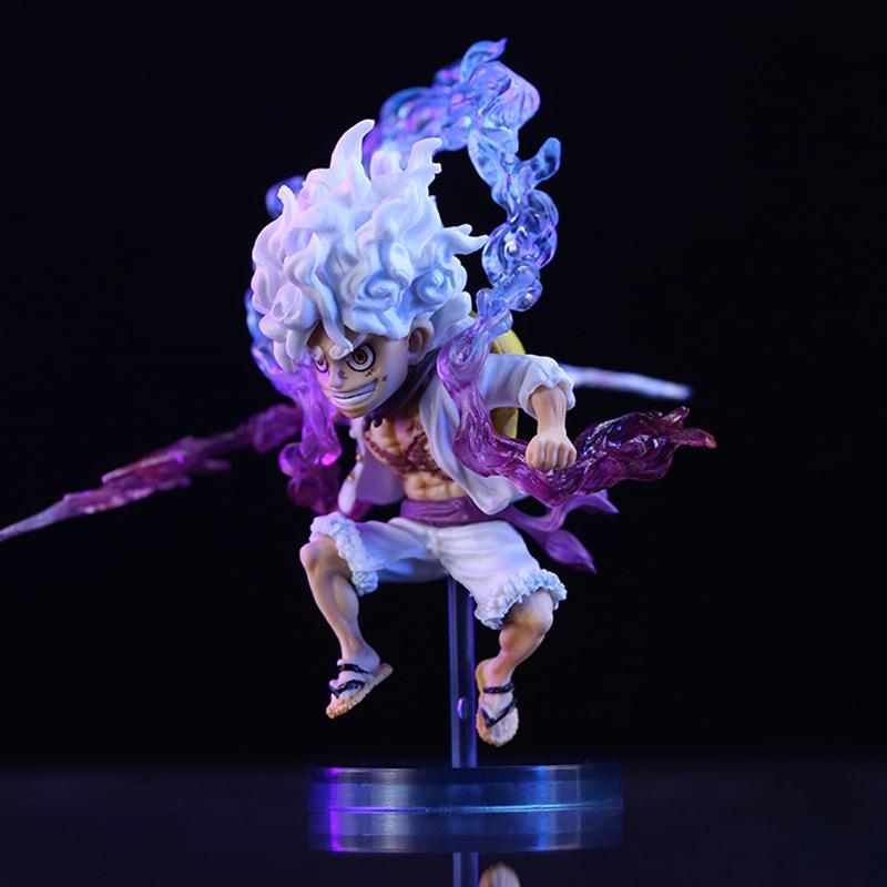 10Cm One Piece Figurines Luffy Gear 5 Figure Sun God Niko Luffy Action Figures Wcf Dolls Anime Pvc Statue Collectible Model Toys