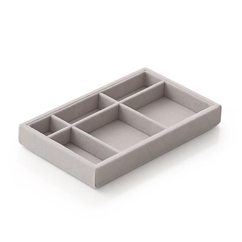 Jewelry Organizer Dresser Drawer Inside Compartment Velvet Fabric Necklace Earrings Rings Jewelry Jewelry Tray