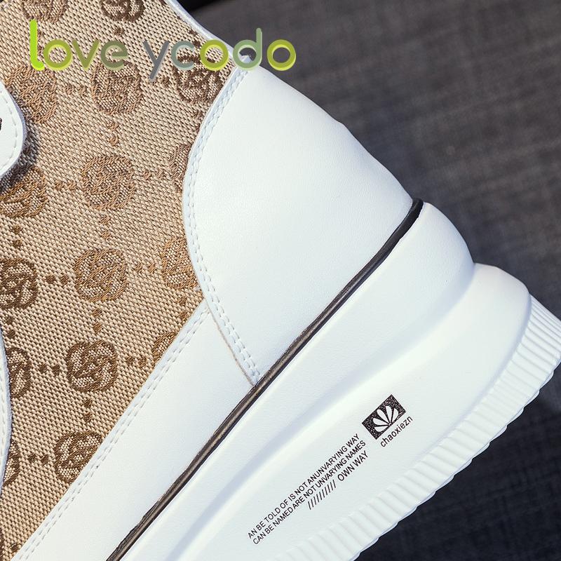 love ycodo Spring and Autumn Women's and Girls' Students Thick Sole Fashion Casual Ankle Boot Shoes