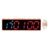 Fitness Timer Clock Large LED Digital Anti Vertigo Display Workout Interval Timer for Home Garage