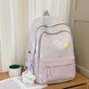 Star Printed Lightweight Casual Backpack With Nylon Material For Teens Daily Use