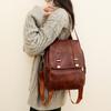 Backpack Women's Bag Fashion Large Capacity Retro Soft Leather Women's Backpack