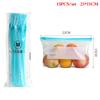 20pcs Wrap Plastic Packaging Bags Food Storage Bag Reusable Freezer Sandwich Sealing Bag Kitchen Refrigerator Food Preservation