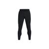 Solid Color Elastic Slim-Fit Sports Pants Men Bottoms Black 1373788-001