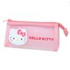 K Company Sanrio Characters Mesh Pouch Hello Kitty Three-Pocket CM3P1-KT
