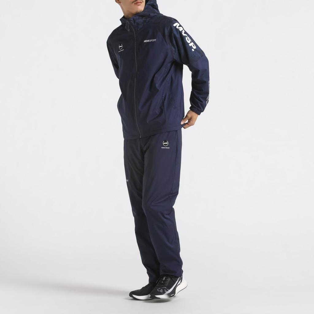 Windbreaker Descente HEATNAVI TOUGH Allover Graphic Full Zip Hoodie Training NVNV O [Move Sports]