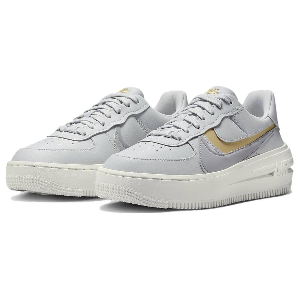 Nike Air Force 1 PLT.AF.ORM Photon Dust Women Sneakers Blue Team-Gold Sail DJ9946-002