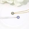 Devil's Eye Türkiye Necklace Women's Short Blue Eyes Round Clavicle Chain Neck Chain Pendant