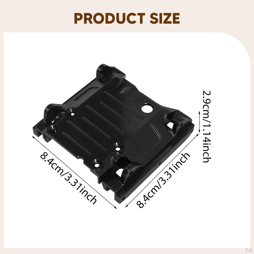 Gearbox Base Aluminum Alloy DIY Modified Upgrade Part Transmission Mount for H12Y 1/12 RC