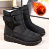 Women's Warm Waterproof Cotton Shoes Nylon Snow Boots Winter Ankle Boots Non-slip Short Boots