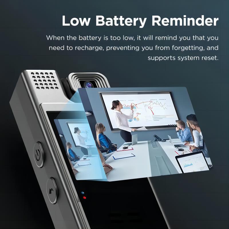 Smart Recorder - 180 Degree Rotatable Lens, Handheld Pocket Camera, USB Charging, Perfect Gift for Holidays and Birthdays (SD Card Not Included)