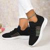 Women Tennis Shoes Breathable Mesh Height-increasing Slip-on Female Sock Footwear Outdoor Women Sneakers Thick Bottom Platforms