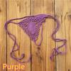 Handmade Crochet Bikini Micro Briefs, 13 Colors - Sexy European American Style, All-Cotton Mini Swim Briefs.