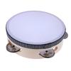 1Pc 15Cm Wooden Tambourine Drum Kids Handheld Drum Percussion Musical Instruments Toys For Children Educational Toys