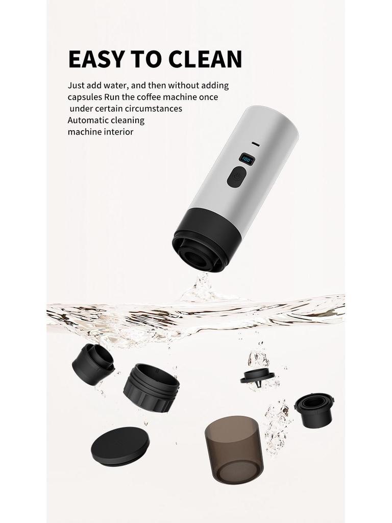 Portable Electric Espresso & Americano Coffee Maker with Heating Pump