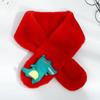Thick Children Scarf Soft Cold-Proof Collar High Quality Bear Cross Scarf  Autumn Winter