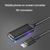 4K 30HZ Type C To HDMI Cable USB C To HDMI Converter TV Display USB 3.1 HDMI Cable Adapter for PC Computer TV Display Phone