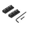 Uxcell Guitar String Lock Nut Electric Guitar Tremolo Bridge Lock Metal Replacement Parts for Electric Guitar 42mm Black 2 Sets
