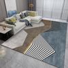 Modern Large Area Rug - Washable Carpet for Living Room or Bedroom with Nordic Style