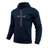 Milan Printed Men's Hoodies High Quality Hooded Long Sleeved Pullover Male All Season Daily Casual Sports Fitness Sweatshirts