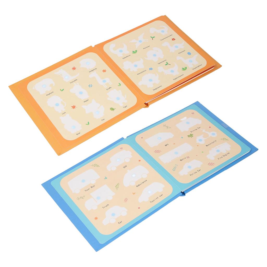 Water Coloring Book Reusable Water Doodle Book Children Early Learning Educational Toy for Home Trav