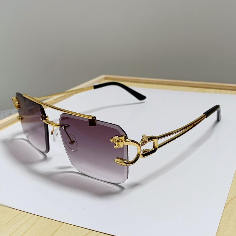 Stylish Double-Bridge Anti-UV Sunglasses for Men and Women