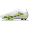 Mercurial Vapor 14 Elite AG Safari Pack Unisex Sneakers White Metallic-Silver Volt CZ8717-107