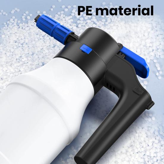 1.5L Electric Foam Sprayer High Pressure Car Wash Water Can 30min Continue Using