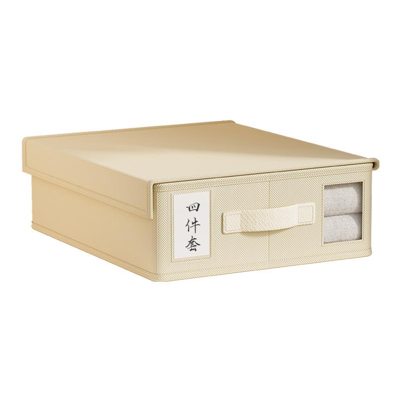 Nonwoven Sheet Organizer,Closet Organizer with Lid,Drawer Organizer