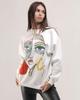 Women's Sweatshirt MZR 21183 S White