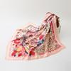 90cm Square Shawls Women Hijab Scarf For Hair Fashion Print Kerchief Neck Scarves Female Silk Satin Bag Scarfs For Ladies Banada