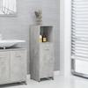 VidaXL Bathroom Cabinet Concrete Grey 30x30x95 Cm Chipboard