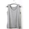 Sleeveless Sexy Vest Women Solid Color Thin Camisole Ladies Round Neck Summer Straps T-shirt