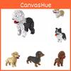 Poodle Or Poodle Dog Figure To Assemble With Nanoblocks Pieces Toys Children