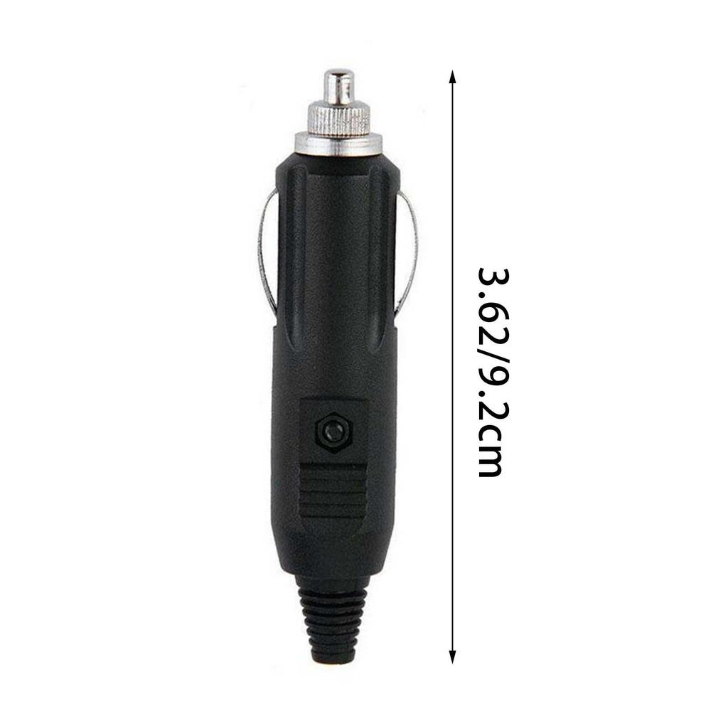 12V To 24V Car Cigarette Lighter Plug Male Head With Indicator Light Vehicle Electrical Cigarette Lighter Plug Charger Adapter