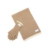 J.ESTINA J.LETTER Color Trim Muffler Glove Set BE (JEACEC5BF581BE260)