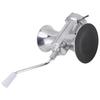 Manual Meat Grinder Silver Suction Cup Type Meat Mincing Machine Aluminum Alloy Sausage Filling Machine for Home Kitchen