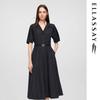 Elegant Retro Mid-length Dress for Women EWE361Y01200