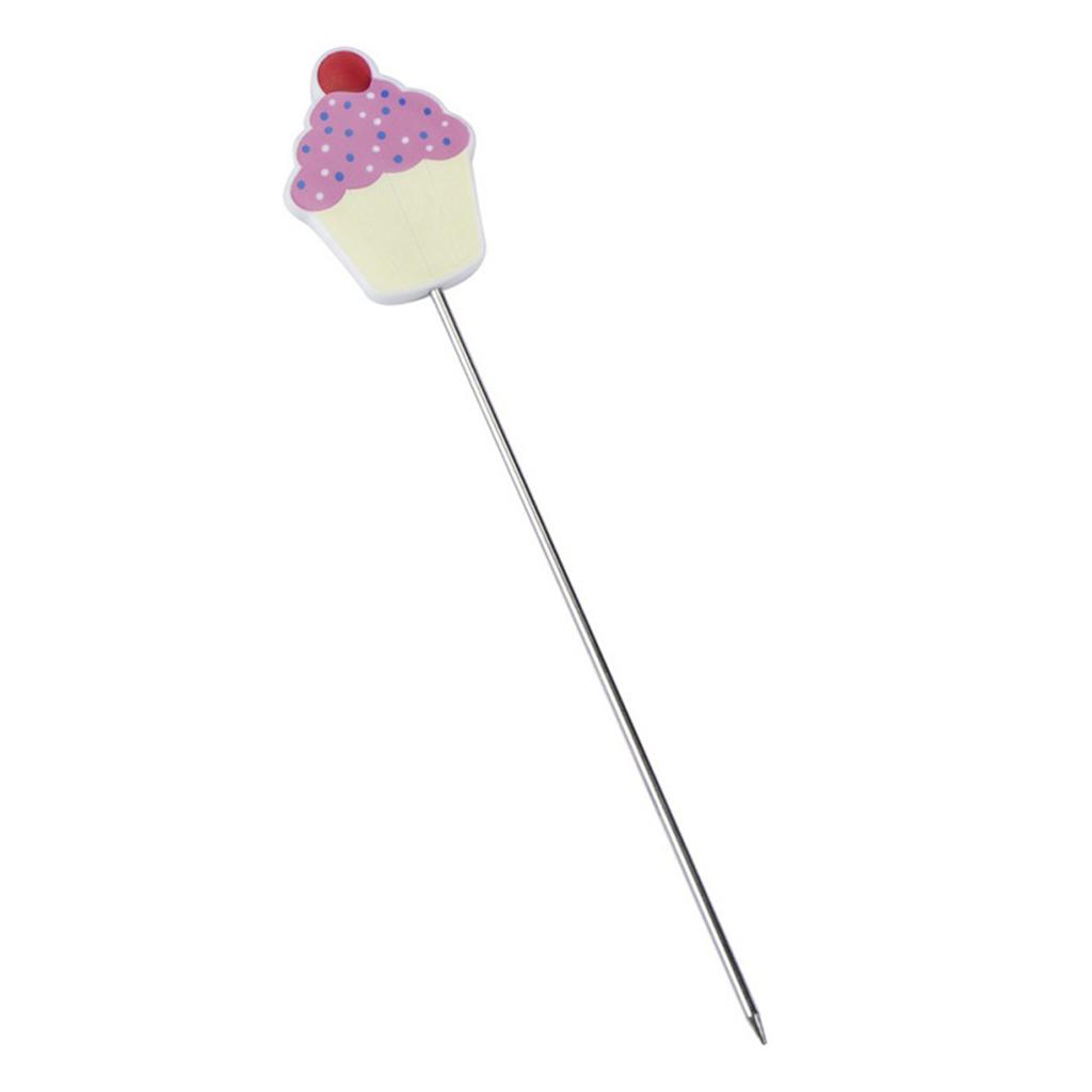 Cake Tester Probe Skewer Pin Needle Home Bakery Muffin Bread Reusable Long Metal Baking Pick Sticks Tool Kitchen Home