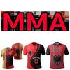 MMA Kick Boxing Muay Thai UFC Polo T-Shirt 3D Print Country National Flag Retro Vintage Albania Symbol Emblem Eagle Men Women Unisex Short Sleeve