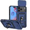 For iPhone 17 Pro Max Case PC+TPU Phone Cover with Lens Protection Kickstand