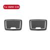 4pcs Carbon Fiber For BMW G30 5 Series 2018- Car Rear Seat Vanity Mirror Frame Trim Interior Sticker Accessories
