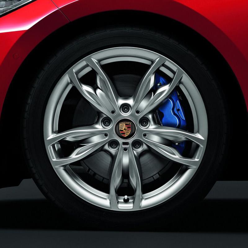 4Pcs Car Wheel Center Hub Center Cap Rim Hub Dustproof Cover Emblem Car Accessories For Porsche 911 Cayenne Panamera Macan Boxster Carrera GT 928 944