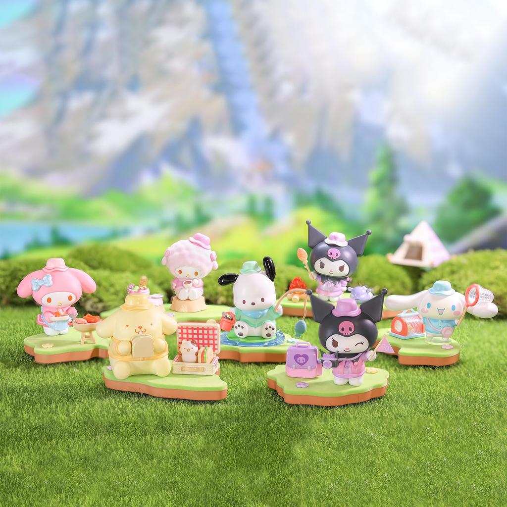 TOP TOY Sanrio Characters Sweet Candy Series [1 Piece] Gachapon Blind Box Figure Soft Vinyl PVC Premium Toy Birthday Gift for Kuromi Character