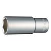 TONE Deep Socket Drive Angle Width Across Flats 24mm (Hexagonal) 4S-24L 12.7mm (1/2")