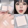 Smoky Pure White Eyeshadow Silhouette Eye Highlighting Tear Trough Hollows Single Color Matte Highlighter